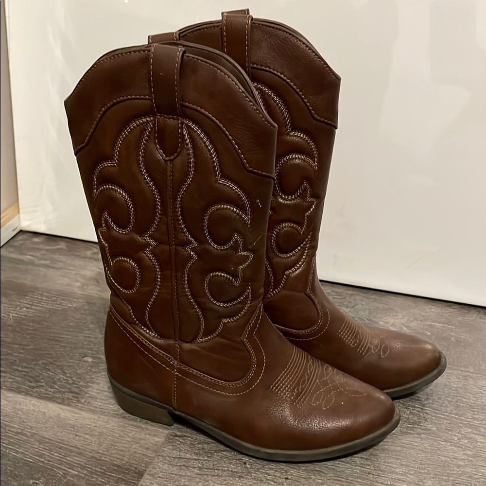 Cat and Jack Brown Cowboy/Cowgirl Western Boots